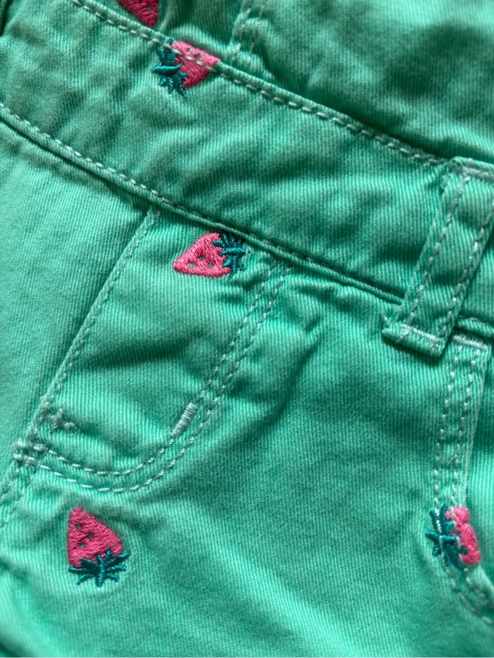 OshKosh Vestbak Strawberry Shortalls Outfit 6MO Matching Themed Pink Bodysuit